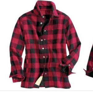 Duluth‎ Flapjack insulated Shirt Jacket Jac Red Plaid XL